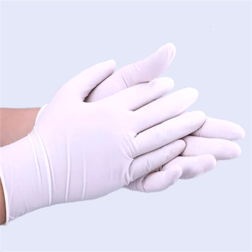 Guantes de vinilo de nitrilo estéril de látex médico desechable