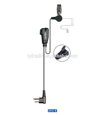 Chierda E61E-M business two way radio earphone in ear