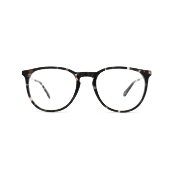 Design Full Rim Acetate Eyeglasses Featuring Metal Temple Optical Glasses