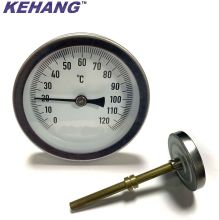 Stainless Steel Bimetal Industry Hot Water Thermometer Boiler Temperature Instruments