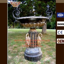 china carving Garden sculpture bronze vase carving