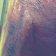 Metallic hot stamping pu foil leather fabric