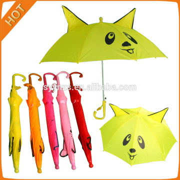 17'' promotion cheap personalized kids cartoon character umbrella yellow umbrella kids