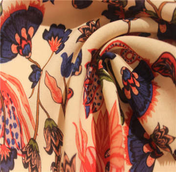 100%rayon voile printed fabric for apparel lead fabric