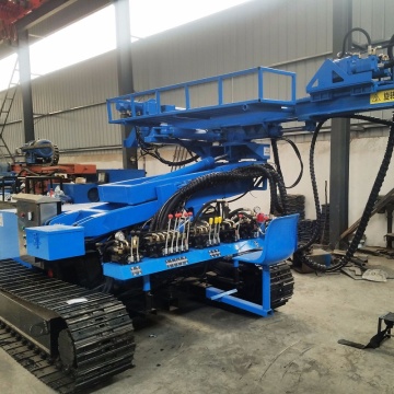 Drilling crawler telescopic tower well drilling rig