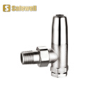 Traditional Brass Angle Radiator Valve Chrome Plated