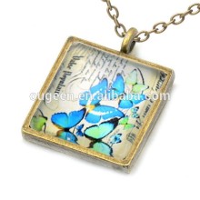 2016 fashion antique bronze women jewelry cameo glass dome jewelry