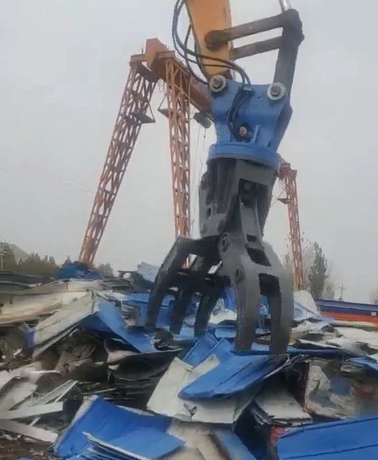 Excavator 360 Degree Rotating Fork Grab for Sale