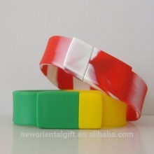 Colorful USB Flash Drive Silicone Wristbands