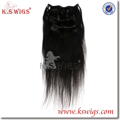 Clip in Hair Extension 100% Brazilian Virgin Human Hair