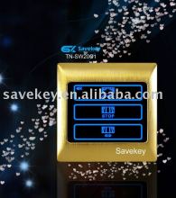 1 gang smart home curtain switch with glass touch panel