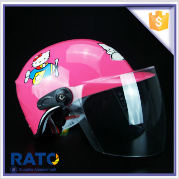 Wholesale best cartoon kids half face motorcycle helmets