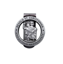 Wholesale Catholic Car Accessories & St. Christopher Visor Clips for Travel Protection