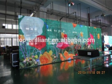 Indoor LED Curtain Display for rental stage background