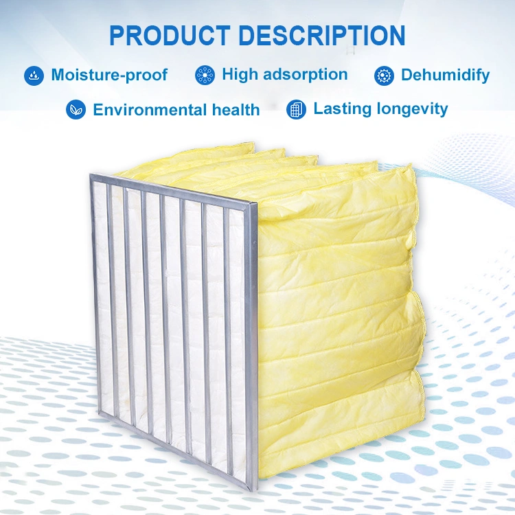 Guangzhou Clean-Link Pocket Filter Bag Filter Medium Efficiency Filter with High Quality