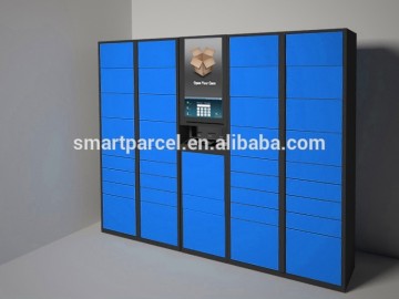 Fashionable multicolor steel parcel locker