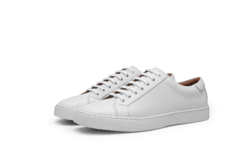 Glazed Leather Mens Sneaker
