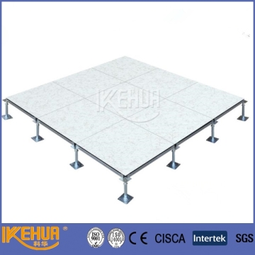 Antistatic steel access floor systems