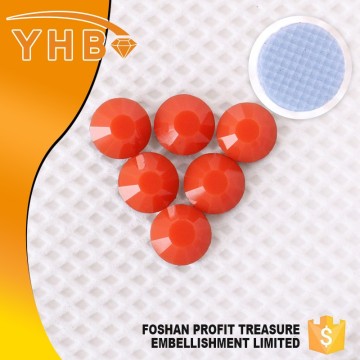 Wholesale stock fashion jewelry best quality hot fix flat stones for crafts