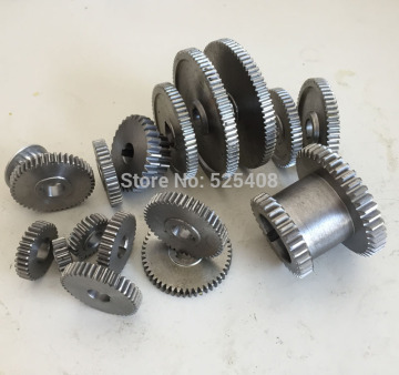 17pcs/set mini lathe gears, Metal Cutting Machine gears , lathe gear set , 0618 metal lathe gear , metal gears