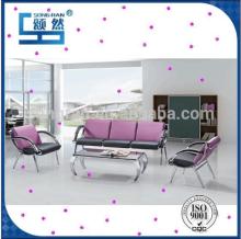 Modern Comfortable Office Reception Leather Sofas 308A(1+1+3)#