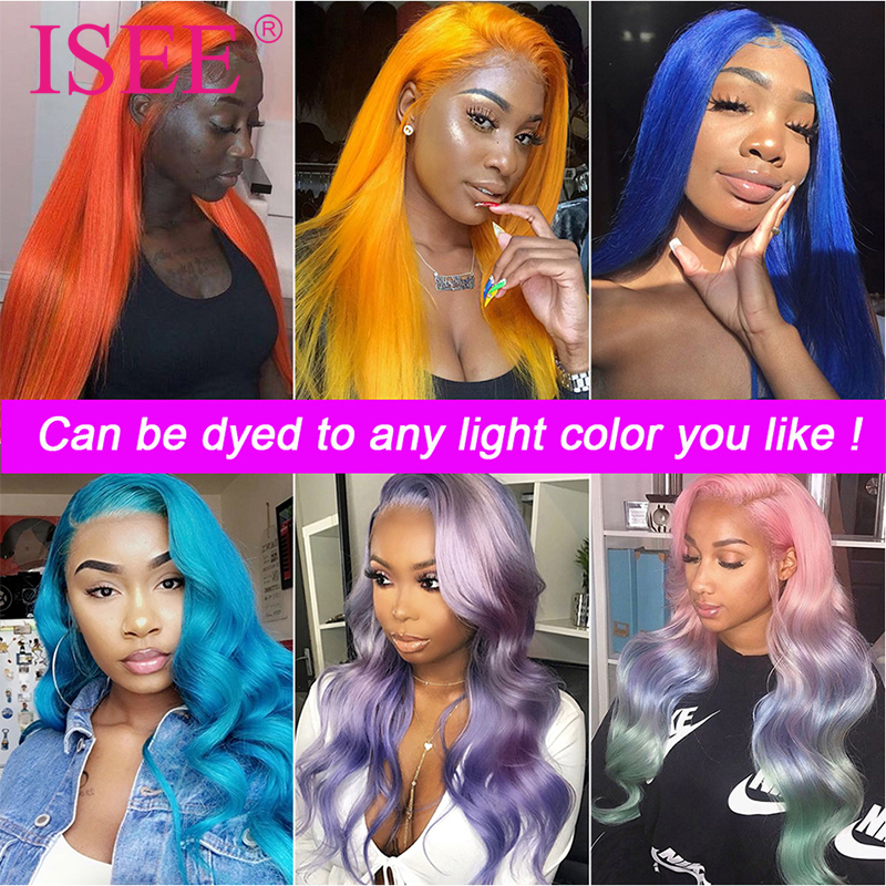 High Quality Grey Color 13X4 Transparent Lace Front Wig Pre-plucked Colored Silver Straight Human Hair Wigs