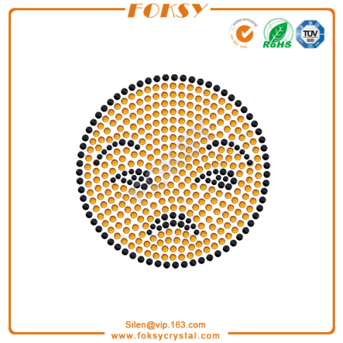 Unamused emoji stock heat transfer designs