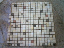 Patterned Marble Mosaic Floor Tiles