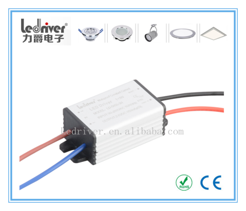 3W Dimmable Waterproof Led Driver Switching Power Supply