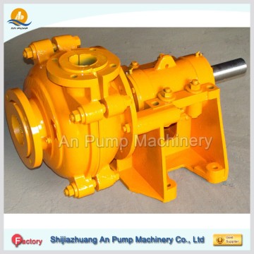 metal impeller rubber slurry pump