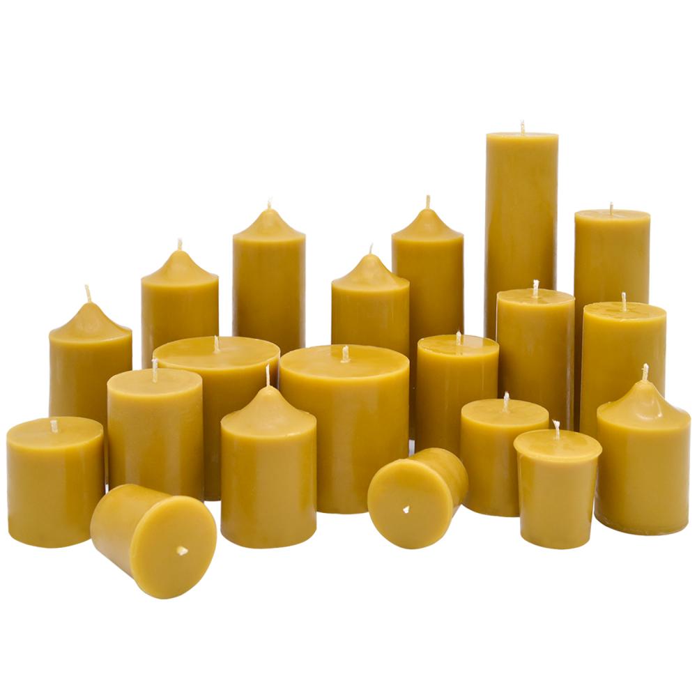 Beeswax Candle Entirely Made of Beeswax