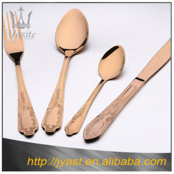 Wholesale gold stainless steel fork spoon stand , stainless steel cutlery