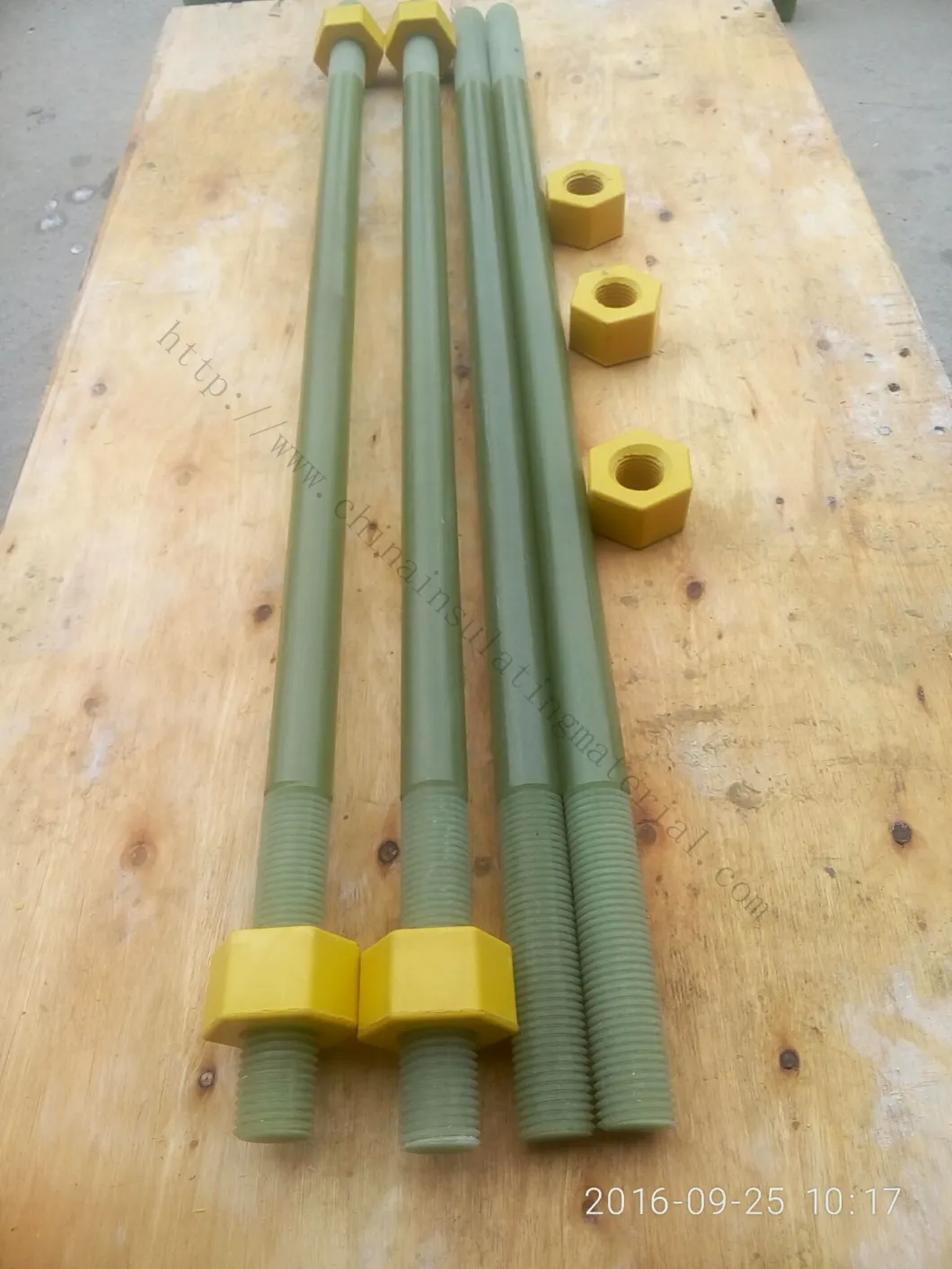 FRP Structural Fiberglass Rod, Threaded Rod, Nuts, Fastener Insulation Nuts
