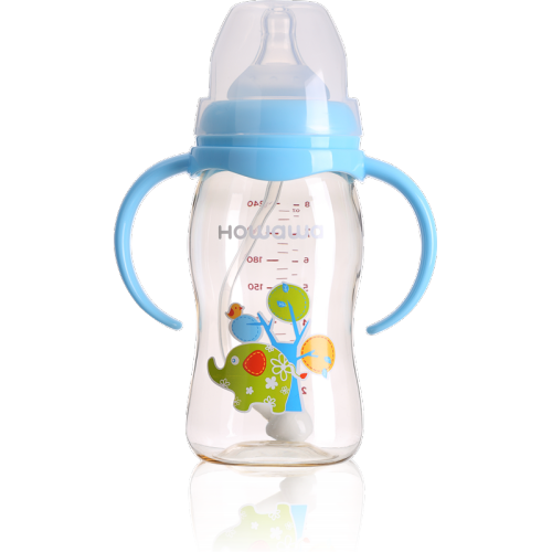 8oz PPSU Baby-Stillflasche mit weitem Hals