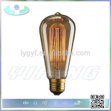 ST64 China wholesale carbon filament bulb, cheapest custom filament bulb