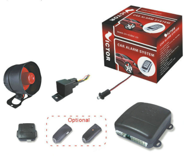 Upgrade Tomahawk Car Alarm with Tensor Car Alarm or Shock Sensor Options