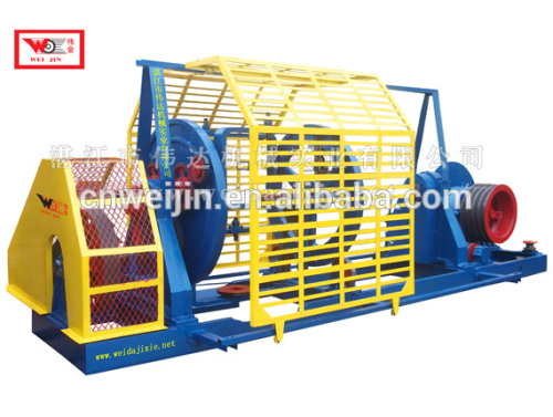 Nylon turning spindle rope twisting machine