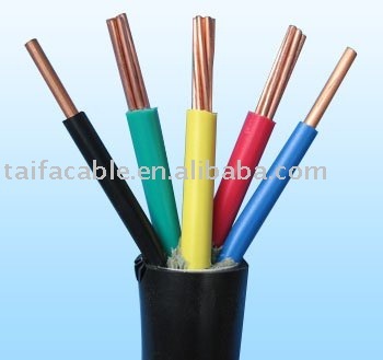 Copper Conductor PVC 5 Core Round Cables 5x1.5mm 5x2.5mm 5x4mm 5x6mm 5x8mm 5x10mm