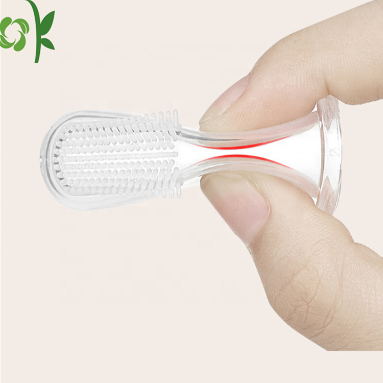 Baby Oral Cleaning Soft Silicone Toothbrush