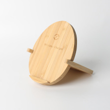 Bamboo Wooden Wireless Charger with Custom Logo
