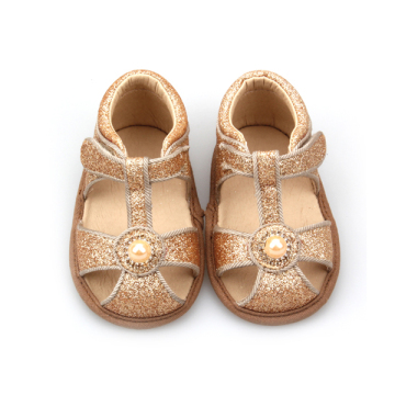 Wholesale Summer Shoes Glitter Baby Girl Sandals