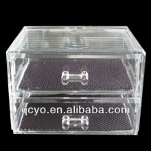 hot sale !acrylic clear drawer storage box