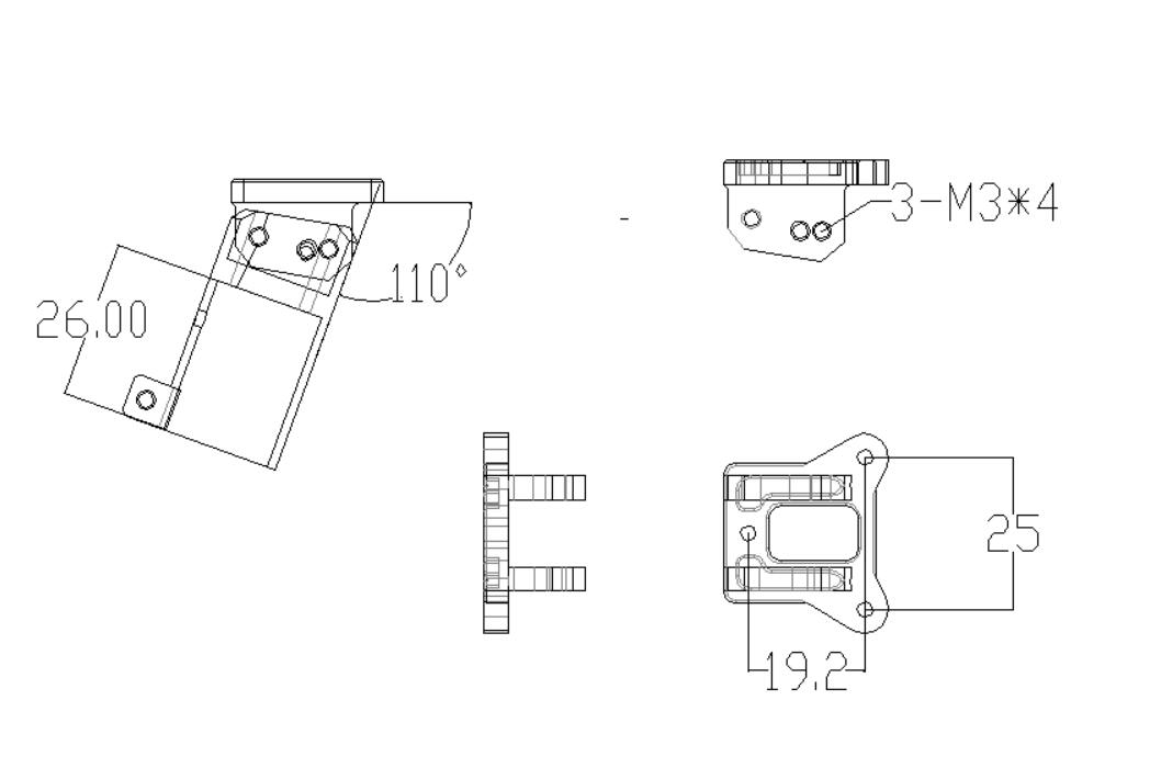 18mm separable landing gear mount