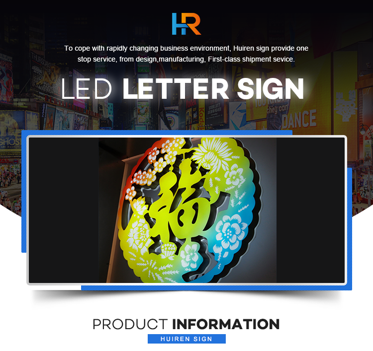 3D Led Sign Board Bar Advertising Led Channel Letter Sign