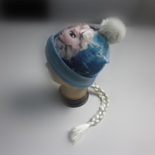 Frozen Full Printing Pompom Hat