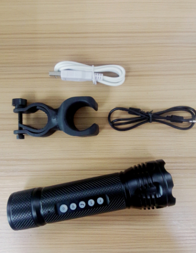 Bluetooth FM/SD/TF Card Support Bluetooth Flashlight