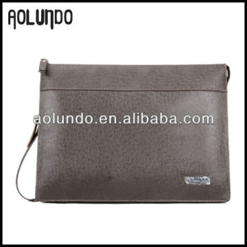 Mens document case leather