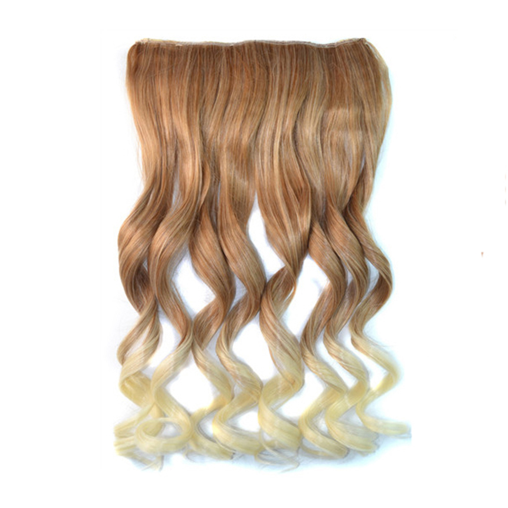 Hot sell synthetic hair extensions clip in femail hair extensions reviews  seamless clip in hair extensions