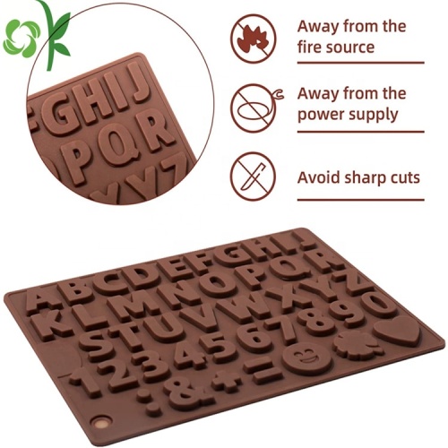 Stampo per cioccolato in silicone a forma quadrata