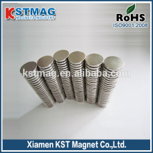 Permanent disc Neodymium Magnets Ni coating